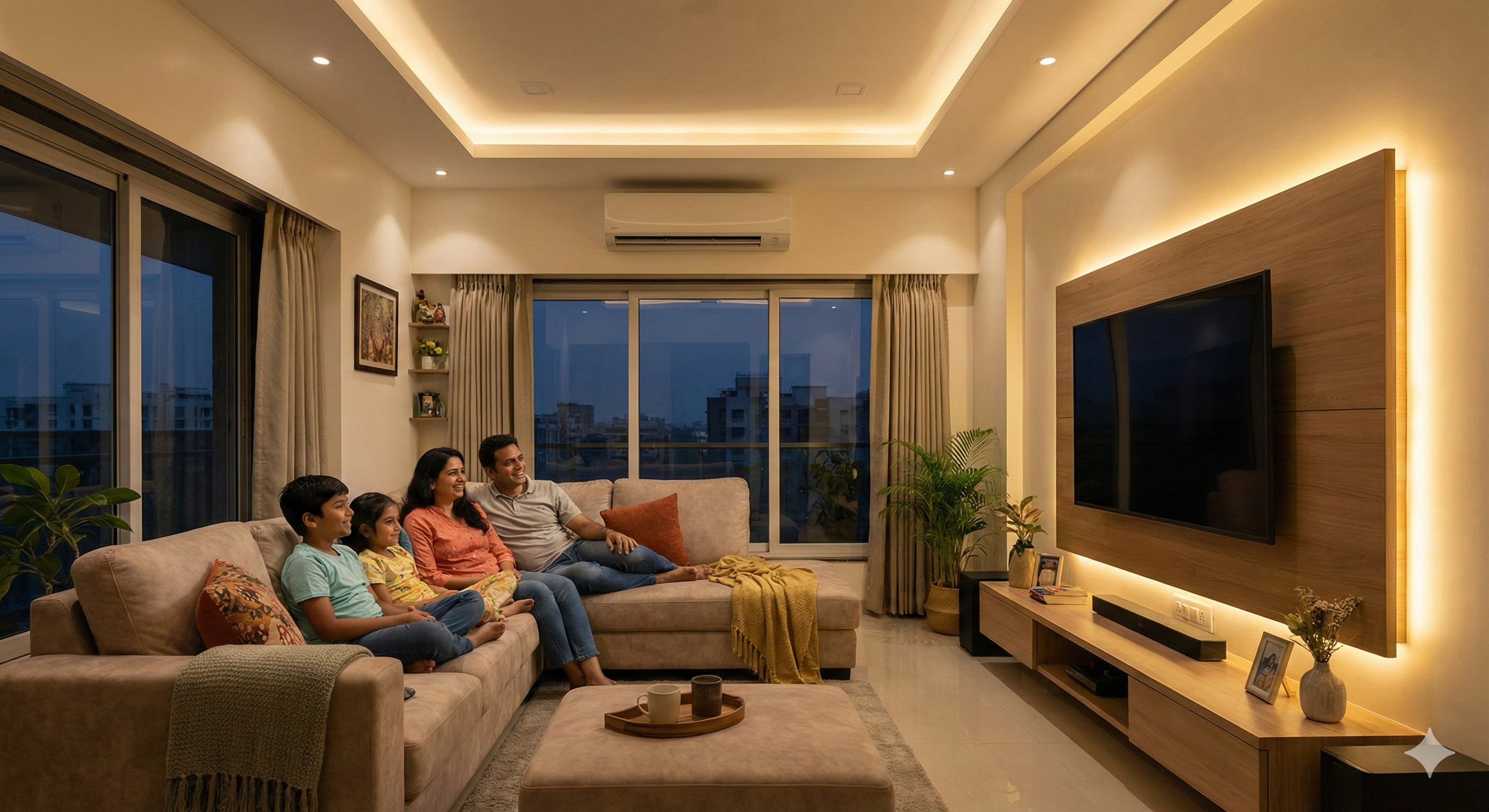 Elegant living room interior
